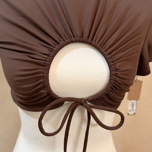 SKIMS Recycled Swim Ruched T-Shirt size S - Picture 4 of 6